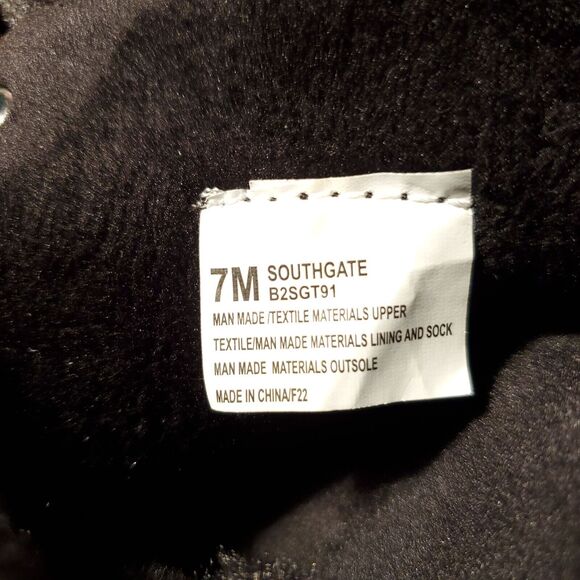 JBU by Jambu Ladies Size 7 Mid-Calf Winter Boot Black Herringbone Faux Fur - Picture 7 of 7